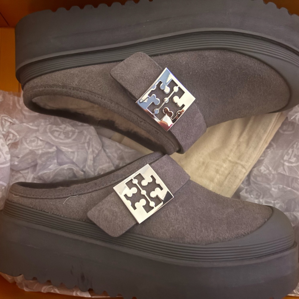 Tory Burch Mule Clogs Grey